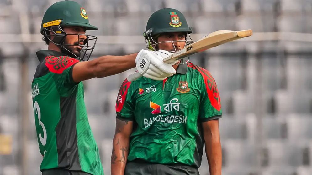 সেঞ্চুরির আক্ষেপে সাইফ-সৌম্য, তবু রেকর্ড গড়া জুটিতে উজ্জ্বল বাংলাদেশ