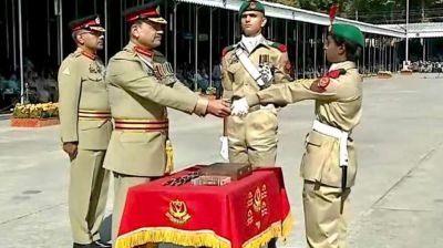 পাকিস্তান প্যারেডে সম্মাননা পেলেন বাংলাদেশ সেনাবাহিনীর জান্নাতুল মাওয়া