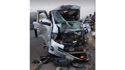 শেরপুরে সড়ক দূর্ঘটনায় ৯ জন আহত