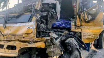 শেরপুরে দাঁড়িয়ে থাকা ট্রাকে অপর ট্রাকের ধাক্কা, নিহত ১