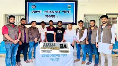 বগুড়ায় খুনসহ ডাকাতির ঘটনায় মূলহোতা জুয়েলসহ ৪ জন গ্রেপ্তার