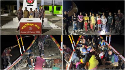 টেকনাফে মানবপাচার রোধে অভিযান: এক মাসে উদ্ধার ৩৪৭ জন, আটক ৪৭