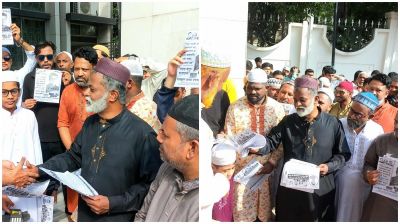 খালেদা জিয়া-তারেক রহমানের জন্য দোয়া প্রার্থনা, ৩১ দফা প্রচারে লিফলেট বিতরণ