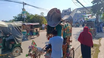 কুকুর হারিয়ে শহরজুড়ে মাইকিং