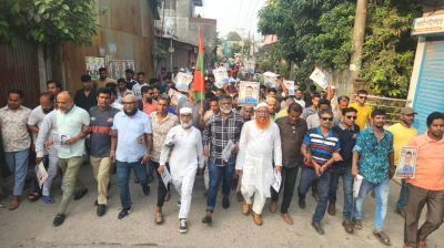 প্রার্থী যেই হোক, ধানের শীষেই ভোট চাই : খোরশেদ