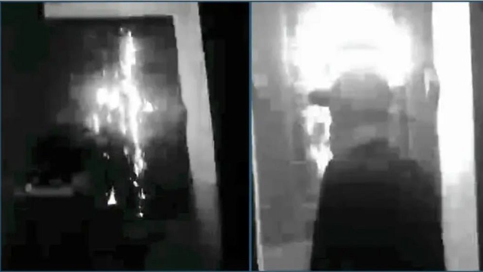 কিশোরগঞ্জে গ্রামীণ ব্যাংকে পেট্রল ঢেলে আগুন