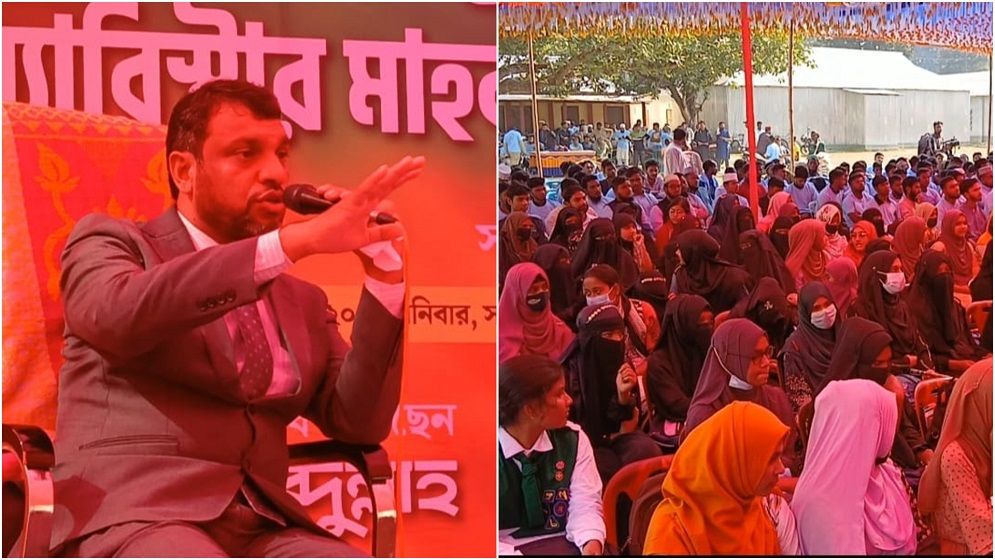 তারুণ্যের মুখোমুখি জামায়াত প্রার্থী ব্যারিস্টার সালেহী