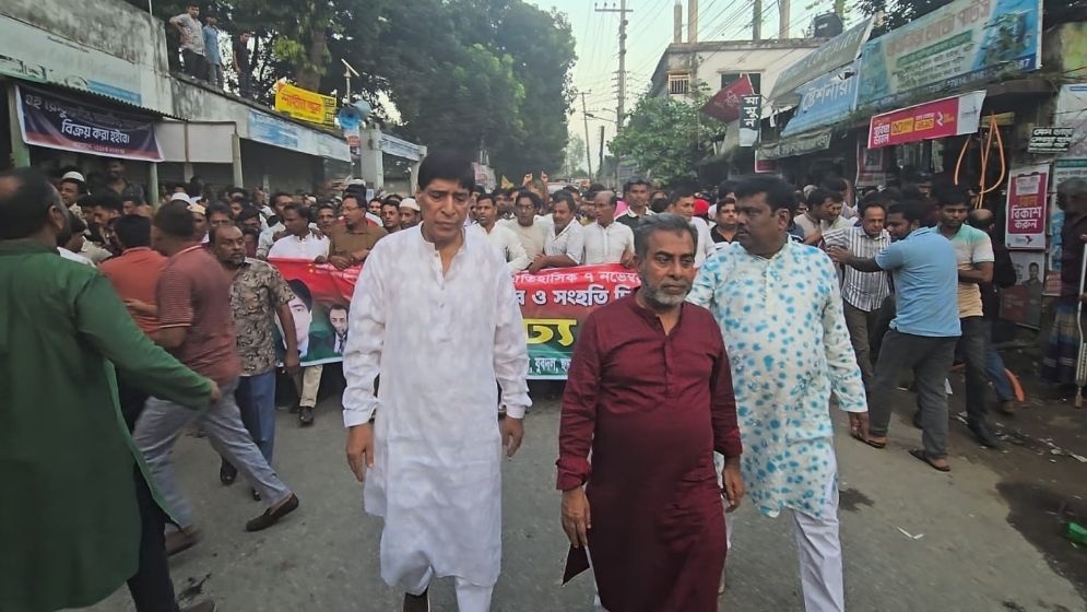 নাসিরের মনোনয়ন বাতিল চেয়ে উত্তাল ঘাটাইল