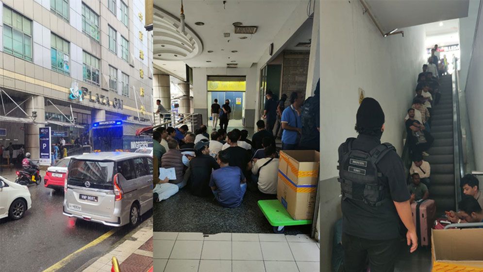 কুয়ালালামপুরে অভিযানে বাংলাদেশিসহ ১২৪ অবৈধ প্রবাসী আটক