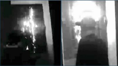 কিশোরগঞ্জে গ্রামীণ ব্যাংকে পেট্রল ঢেলে আগুন