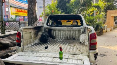 গোপালগঞ্জে গণপূর্ত বিভাগ ও গ্রামীণ ব্যাংকে পেট্রোল বোমা নিক্ষেপ