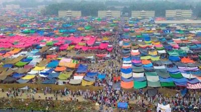 টঙ্গীতে জোড় ইজতেমায় লাখো মুসল্লির ঢল