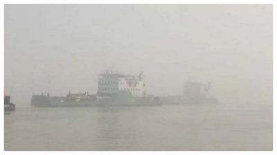 দৌলতদিয়া-পাটুরিয়া নৌরুটে ফেরি চলাচল বন্ধ