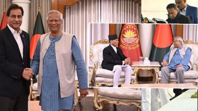 ইউনূসের সঙ্গে পাক স্পিকার ও নেপালের পররাষ্ট্রমন্ত্রীর সাক্ষাৎ