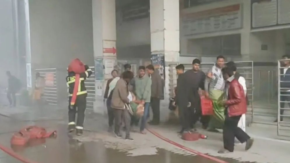 ময়মনসিংহ মেডিকেলে আগুন