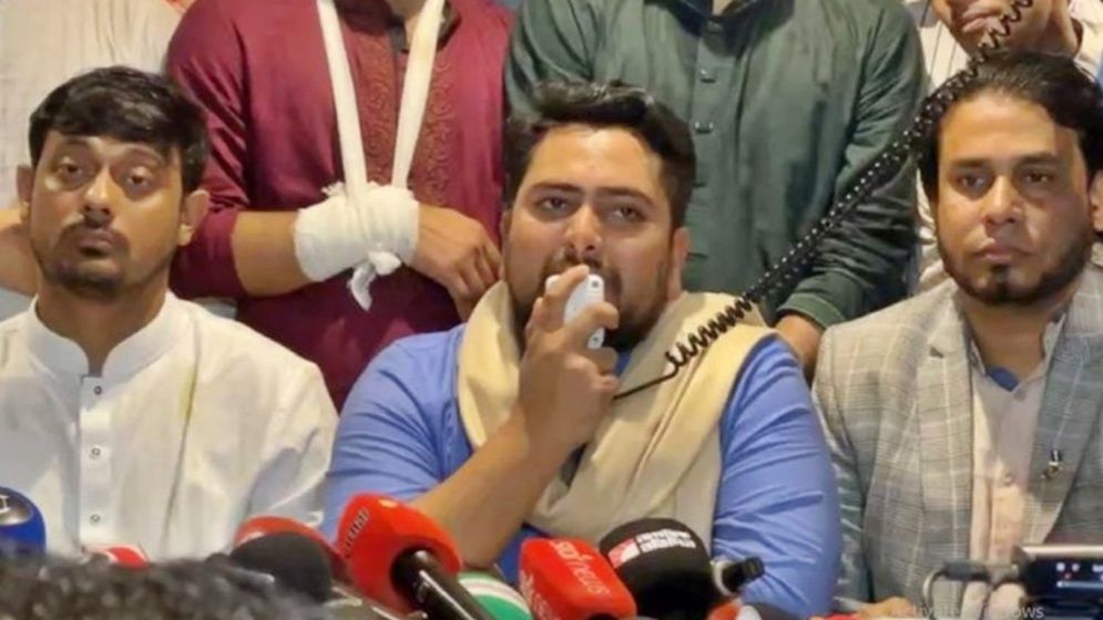 আঘাত এলে এখন থেকে পাল্টা আঘাত আসবে : নাহিদ ইসলাম