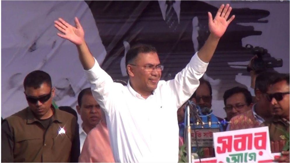 বাংলাদেশের মানুষ ধানের শীষের পক্ষে থাকবে : তারেক রহমান