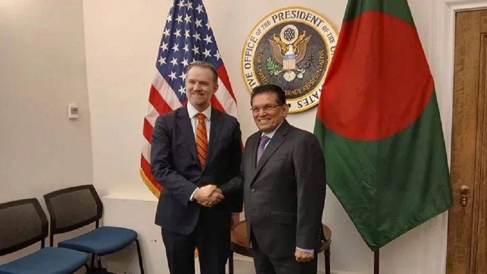 যুক্তরাষ্ট্রের বাণিজ্য প্রতিনিধির সঙ্গে বৈঠক করলেন জাতীয় নিরাপত্তা উপদেষ্টা