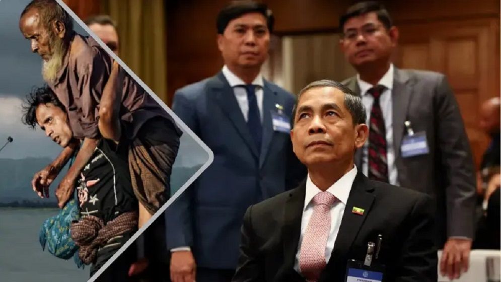 রোহিঙ্গা গণহত্যা মামলায় আইসিজেতে আত্মপক্ষ সমর্থন শুরু করল মিয়ানমার