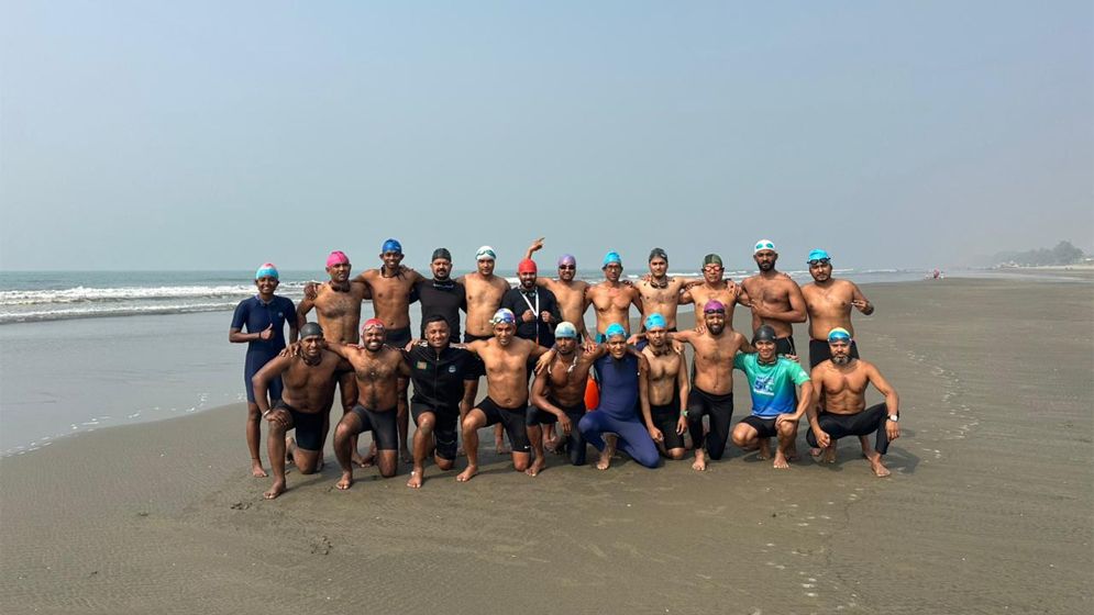 বাংলা চ্যানেল পাড়ি ২০তম আসরে প্রথম সাইফুল