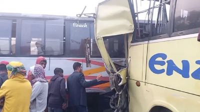 সিলেটে দুই বাসের মুখোমুখি সংঘর্ষে নিহত ২, আহত ১২