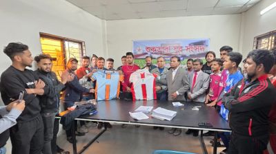 শুকতারা যুব সংসদের দলবদল সম্পন্ন ও নতুন জার্সি উন্মোচন