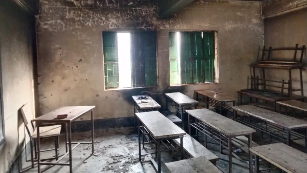 নেত্রকোনায় পাঁচ ভোটকেন্দ্রে অগ্নিসংযোগ