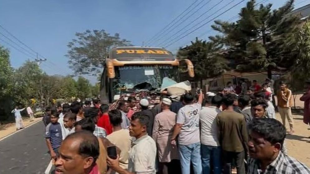 বাসচাপায় ইজিবাইক চালক নিহত