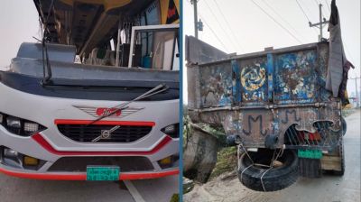রংপুরে বাস-ট্রাকের সংঘর্ষে নিহত ৩