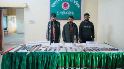 বগুড়ায় হাতকাটা সৌরভ ও সানাউল গ্যাংয়ের তিন সদস্য গ্রেপ্তার