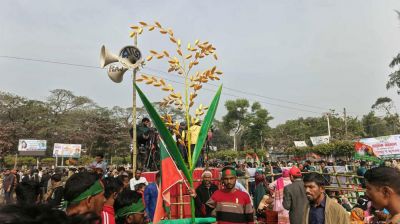 বরিশালে তারেক রহমানের জনসভা, বাড়ছে নেতাকর্মীদের ঢল