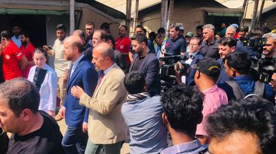 রোহিঙ্গাদের সাথে তুরস্কের প্রেসিডেন্ট পুত্র, মেসুত ওজিল সহ ১১ সদস্যের প্রতিনিধি