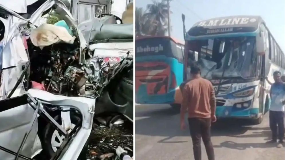 বাগেরহাটে বাস-মাইক্রোবাসের ভয়াবহ সংঘর্ষে নিহত ১৩