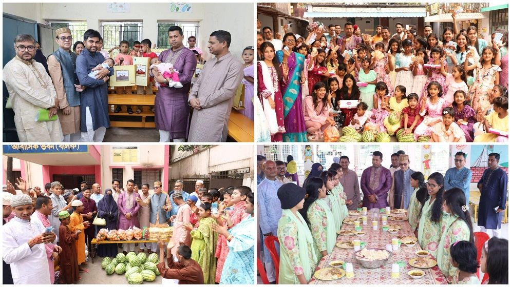 পরিবারহীন শিশুদের সঙ্গে ডিসি জাহিদের ঈদ