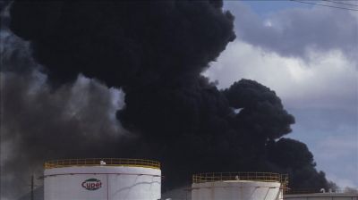 কুয়েত বিমানবন্দরের জ্বালানি ট্যাংকে ড্রোন হামলা