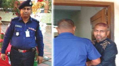 বগুড়ায় ক্রসফায়ারের ভয় দেখিয়ে বিএনপি নেতার কাছ থেকে চাঁদা আদায়, সাবেক ওসি কারাগারে