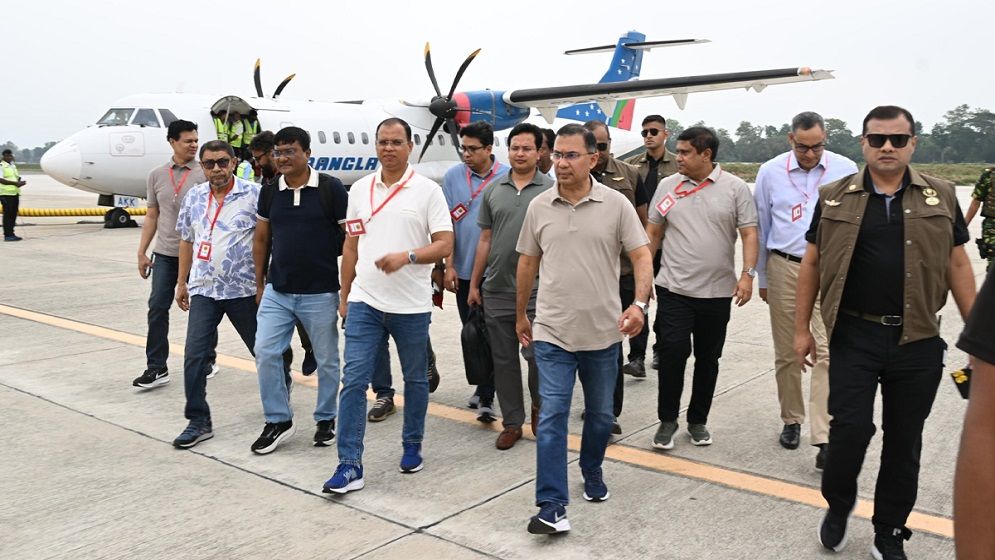 যশোর সফরে পৌঁছেছেন প্রধানমন্ত্রী