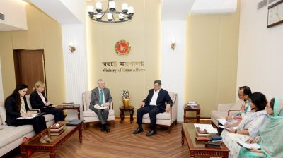 স্বরাষ্ট্রমন্ত্রীর সঙ্গে ইউরোপীয় ইউনিয়নের রাষ্ট্রদূতের সাক্ষাৎ