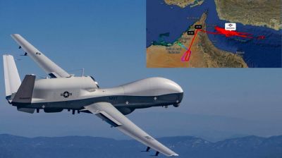 পারস্য উপসাগরে মার্কিন আধুনিক গোয়েন্দা ড্রোন বিধ্বস্ত