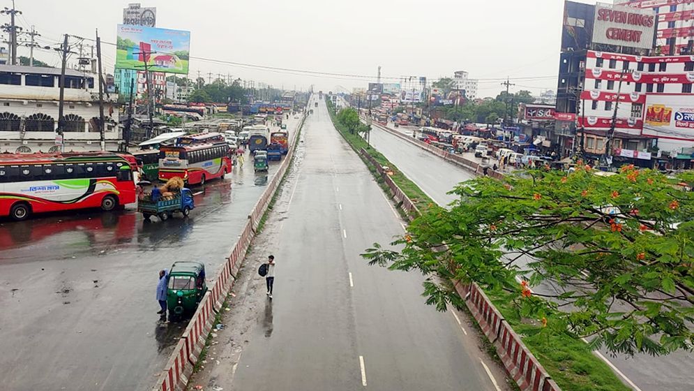 ঢাকা-চট্টগ্রাম মহাসড়ক ফাঁকা