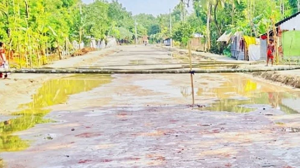পাইকগাছায় ভুমি অধিগ্রহণের টাকা না পাওয়ায় সড়ক সরলীকরণের কাজ বন্ধ