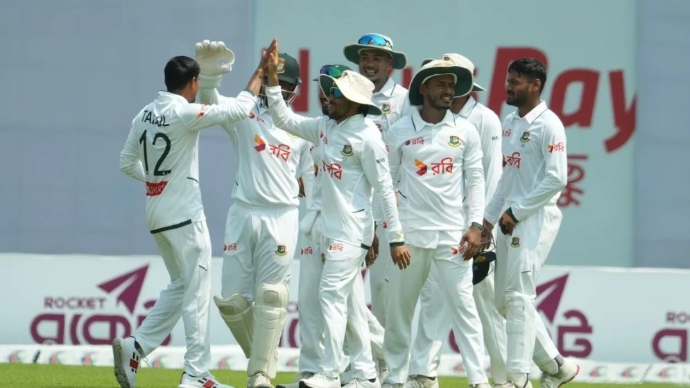 ২৩২ রানে অলআউট পাকিস্তান, ৪৬ রানের লিডে বাংলাদেশ
