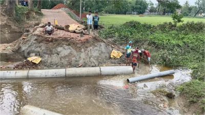 ভারতীয় পাহাড়ি ঢলে কসবা-আখাউড়া সড়ক যোগাযোগ বিচ্ছিন্ন