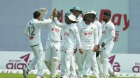 ২৩২ রানে অলআউট পাকিস্তান, ৪৬ রানের লিডে বাংলাদেশ