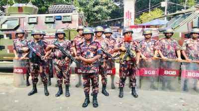 রাজধানীতে নিরাপত্তা জোরদারে বিজিবি মোতায়েন