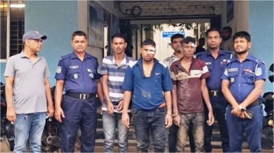 দুর্গাপুরে ডিবি পরিচয়ে বাড়িতে লুট, গ্রেপ্তার ৩
