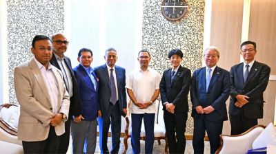 প্রধানমন্ত্রীর সঙ্গে জাপানি প্রতিনিধি দলের সাক্ষাৎ
