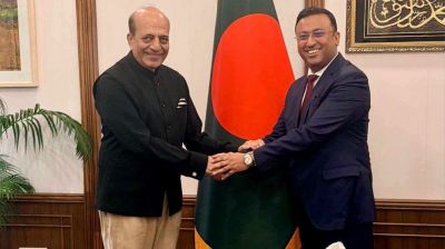 ভারতের নবনিযুক্ত হাইকমিশনারের সঙ্গে পররাষ্ট্র উপদেষ্টার সৌজন্য সাক্ষাৎ