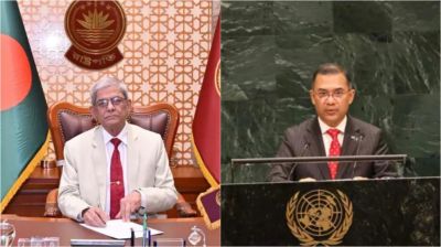 জাতিসংঘে দূরদর্শী ভাষণের জন্য প্রধানমন্ত্রীকে রাষ্ট্রপতির অভিনন্দন