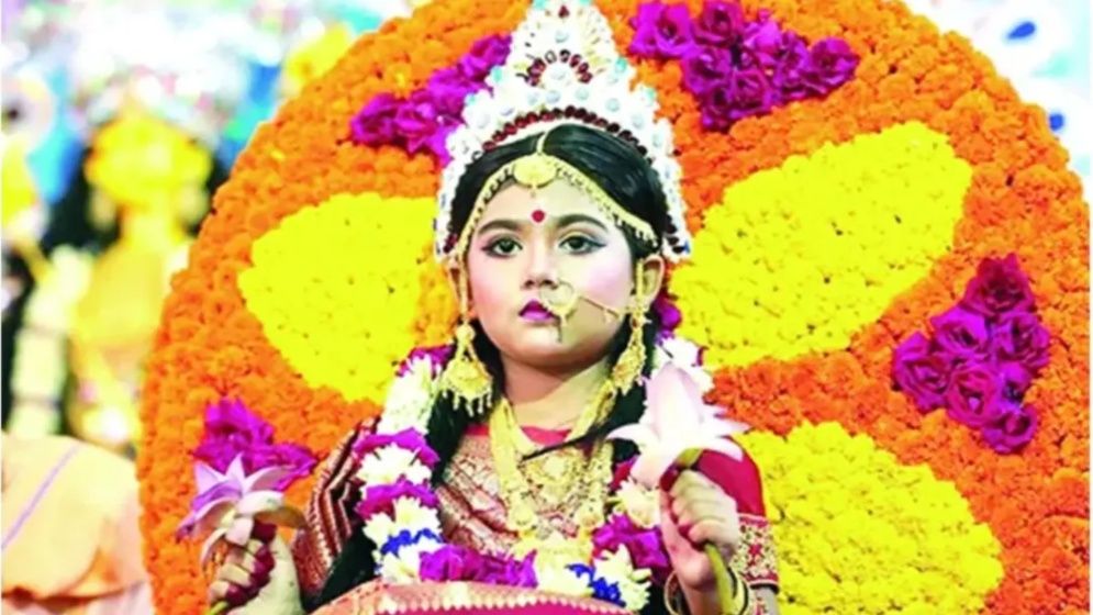 আজ মহাঅষ্টমী ও কুমারী পূজা